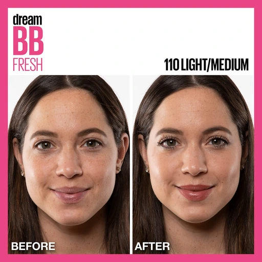 Maybelline Dream Fresh 8-in-1 Skin Perfecting BB Cream with SPF 30 - Light & Medium, 1 Fl Oz - 110 Light