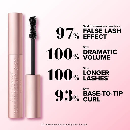 Too Faced Better Than Sex Volumizing Mascara Dramatic Volume + Length Cruelty Free
