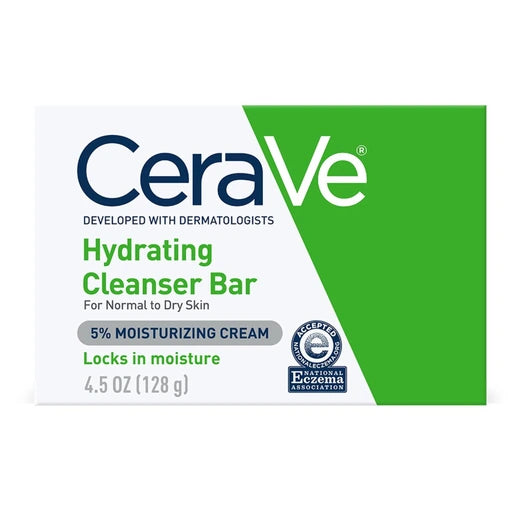 CeraVe Hydrating Cleanser Bar, Face Wash with 5% Moisturizing Cream, 4.5oz