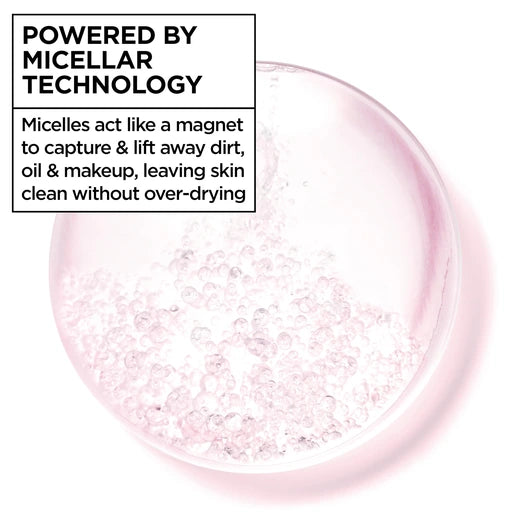 Garnier Micellar Water, Hydrating Facial Cleanser & Makeup Remover, Suitable for Sensitive Skin, Vegan, Cruelty Free, 13.5 Fl Oz (400mL), 1 Count
