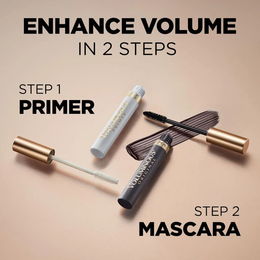 LOreal Paris Voluminous Lash Boosting Conditioning Primer Mascara, White Primer, 0.24 Fl Oz., 1 Count