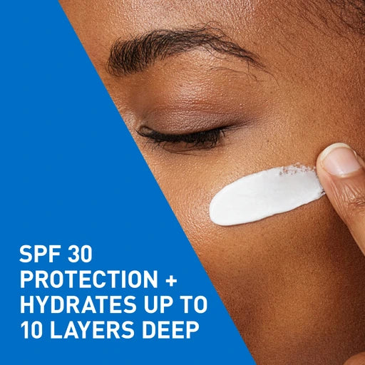 CeraVe Ultra-Light Moisturizing Lotion SPF 30, Sunscreen for Face, 1.7oz Skin Care, Face Moisturizer, Hyaluronic Acid, Sunscreen Lotion, Facial Moisturizer, Oil Free, Matte Finish, Ceramides