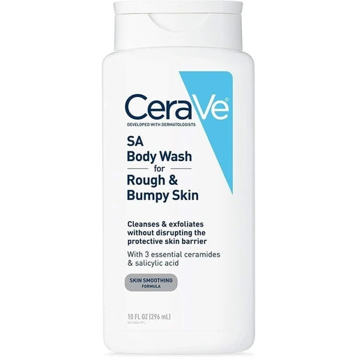 CeraVe Salicylic Acid Body Wash, Exfoliates Rough and Bumpy Skin, 10oz
