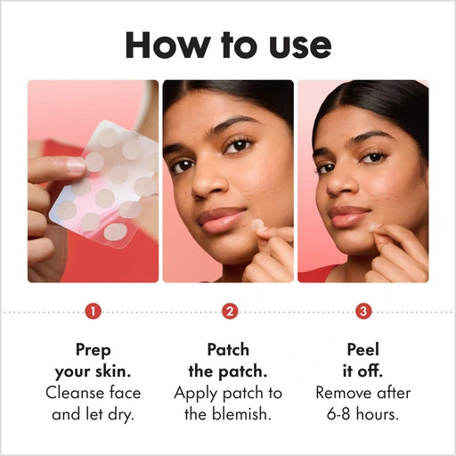 Mighty Patch Hero Cosmetics Original Nighttime Acne Pimple Patches, 72 Ct