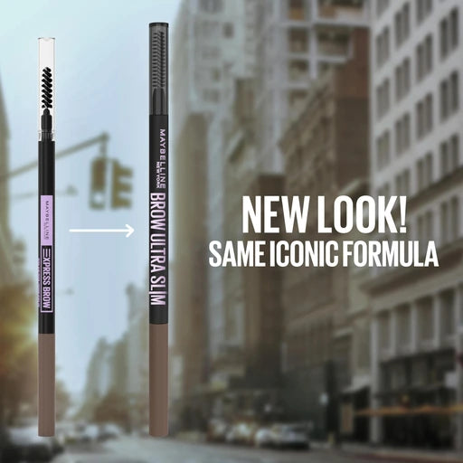 Maybelline Express Brow Ultra Slim Eyebrow Pencil with Precision Tip and Spoolie - Medium Brown - 257 Medium Brown