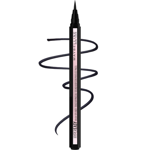 Maybelline Hyper Easy Liquid Pen Eyeliner, Waterproof, Satin Finish, Pitch Black, 0.018 Fl Oz