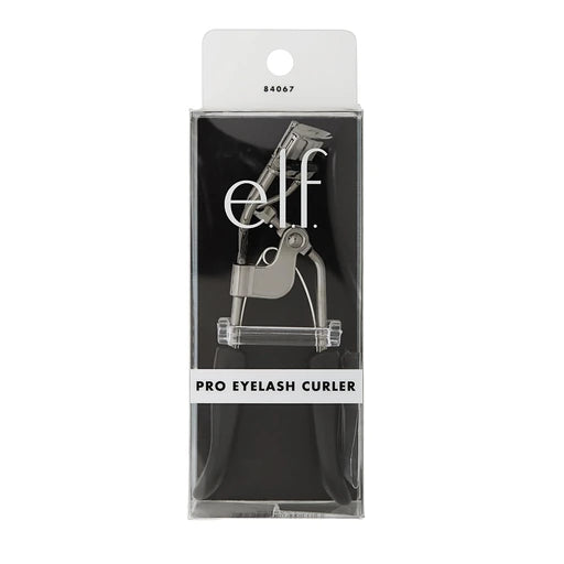 e.l.f. Pro Eyelash Curler, Stainless Steel Lash Curler, Long-Lasting Natural Curl, Ergonomic Design, Includes Replacement Pad, Fits All Eye Shapes