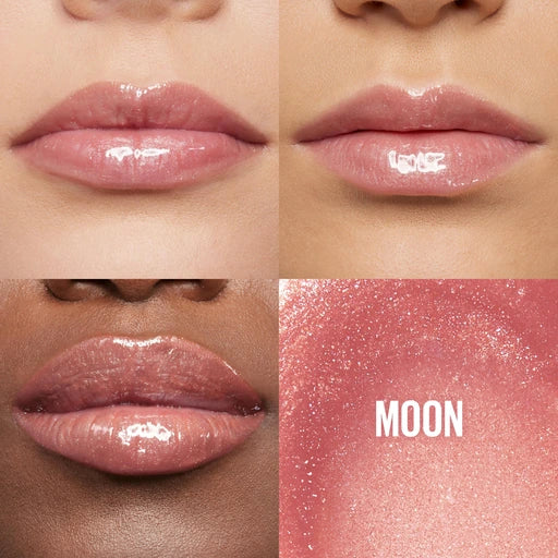 Maybelline Lifter Gloss Hydrating Lip Gloss with Hyaluronic Acid - Moon (Nude Pink) - 03 Moon