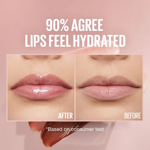 Maybelline Lifter Gloss Hydrating Lip Gloss with Hyaluronic Acid - Moon (Nude Pink) - 03 Moon