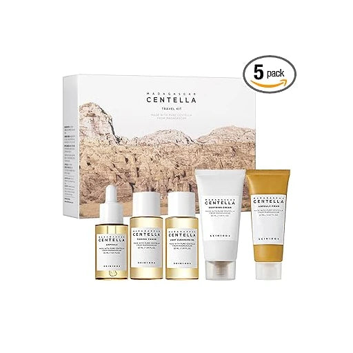 SKIN1004 Centella Travel Kit, Korean Skin Care Set of 5, Travel Size