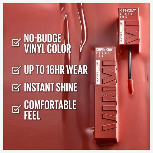 Maybelline Super Stay Vinyl Ink Longwear Liquid Lipstick - Charmed, 0.14 fl oz - 100 Charmed