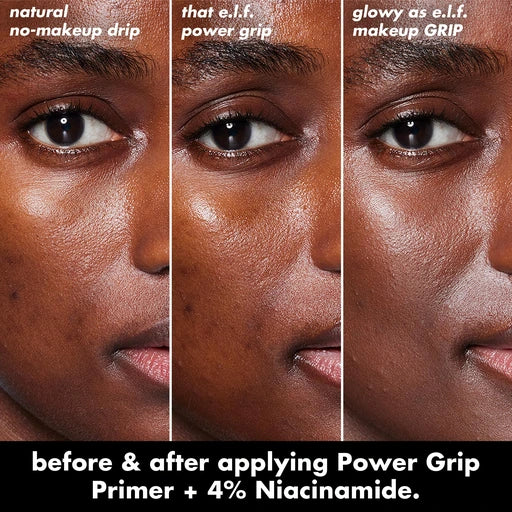 e.l.f. Power Grip Primer + 4% Niacinamide, Gripping Gel Primer, 0.811 Fl Oz