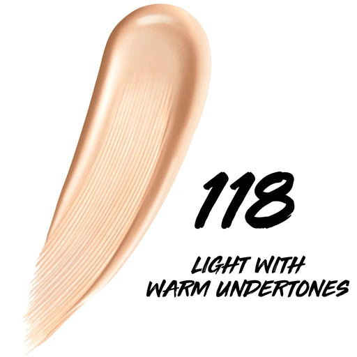 Maybelline Super Stay 24HR Skin Tint Foundation - Light-to-Medium Radiant Coverage, Infused with Vitamin C, Shade 118