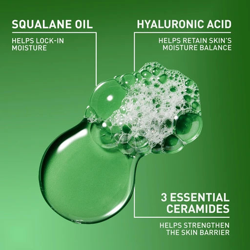 CeraVe Hydrating Foaming Oil Facial Cleanser with Hyaluronic Acid & Ceramides, 19 oz - Nan