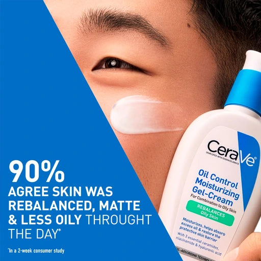 CeraVe Oil Control Gel-Cream, Niacinamide Face Moisturizer, Oily Skin 3oz