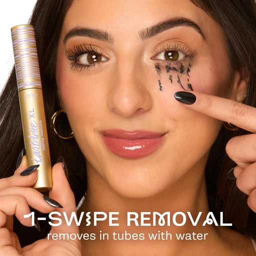 tarte tartelette XL tubing mascara Lash Extensions in a Tube with Peptide, Extra-Bold Buildable Lifted Length & Volume, Smudge-Proof Longwear, Easy-to-Remove, Vegan & Cruelty-Free