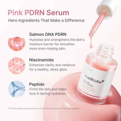 medicube PDRN Pink Peptide Serum with Salmon DNA