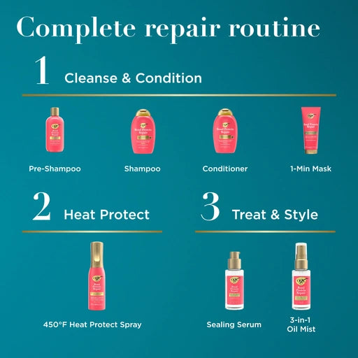 OGX Bond Protein Repair 450F Heat Protect Spray, 6.5 fl. oz