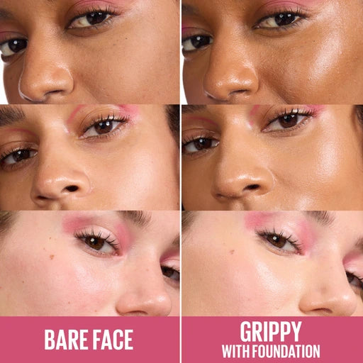 Maybelline Grippy Serum Primer, Hydrating Makeup Primer with 2% Niacinamide for 24H Makeup Wear, Clear - Nan