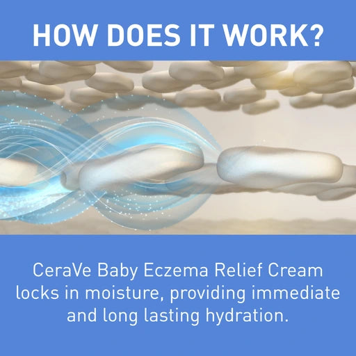 CeraVe Baby Eczema Relief Cream with 1% Colloidal Oatmeal & Vitamin E, 5oz