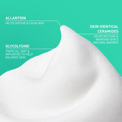 CeraVe Air Foam Face Wash, Hydrating Facial Cleanser, Combination Skin, 8oz