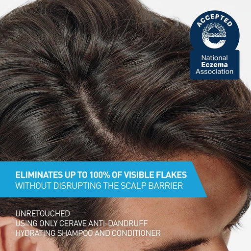 CeraVe Hydrating Anti Dandruff Shampoo, Itchy Scalp Treatment, 19oz