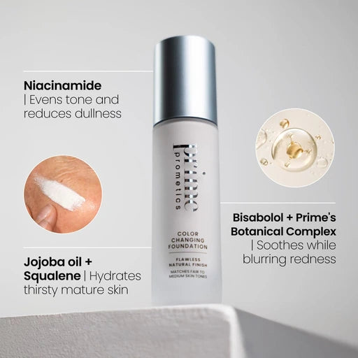 Prime Prometics Color Changing Foundation for Mature Women