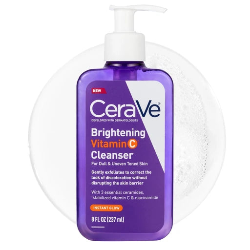 CeraVe Brightening Vitamin C Facial Cleanser with Niacinamide - 8oz - Nan
