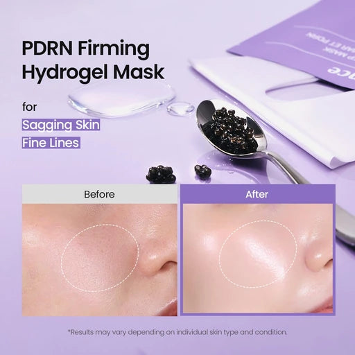 BIODANCE Rejuvenating Caviar PDRN Real Deep Overnight Hydrogel Face Mask - Skin Firming, Radiance, Recovery - Korean Skincare (4 Masks) - Nan