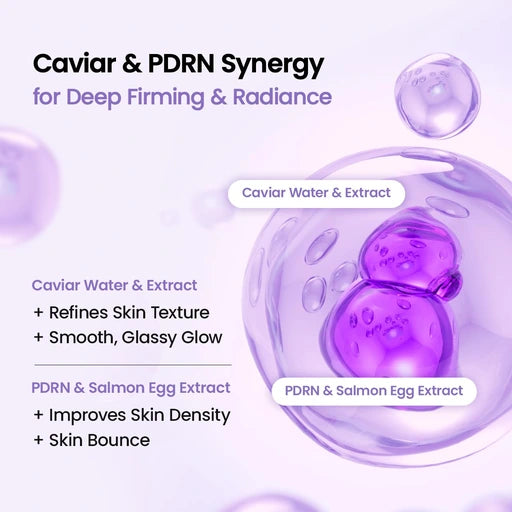 BIODANCE Rejuvenating Caviar PDRN Real Deep Overnight Hydrogel Face Mask - Skin Firming, Radiance, Recovery - Korean Skincare (4 Masks) - Nan