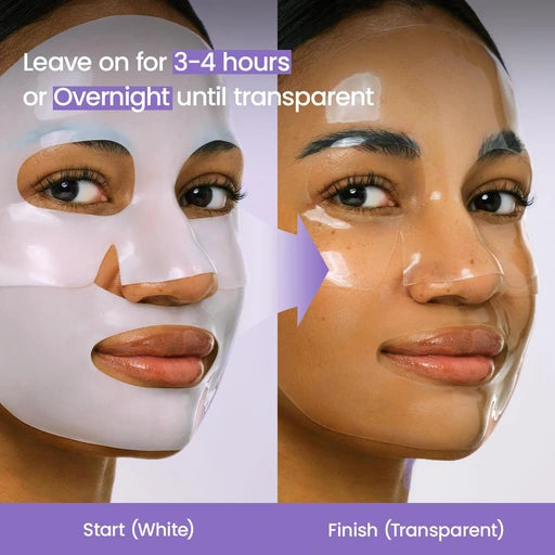 BIODANCE Rejuvenating Caviar PDRN Real Deep Overnight Hydrogel Face Mask - Skin Firming, Radiance, Recovery - Korean Skincare (4 Masks) - Nan