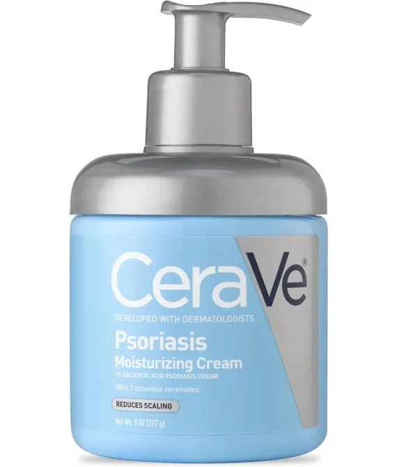 CeraVe Moisturizing Cream For Psoriasis Treatment 8 Oz 8 Ounce (Pack of 1)