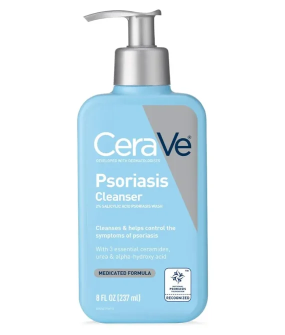 CeraVe Cleanser for Psoriasis Treatment 8 Oz 8 Fl Oz (Pack of 1)