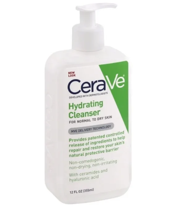 CeraVe Hydrating Facial Cleanser 12 oz (Pack of 1)