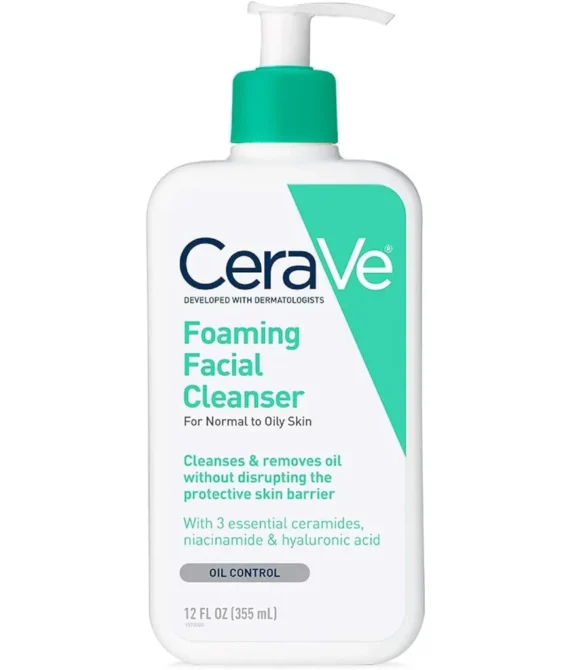 CeraVe Foaming Facial Cleanser Normal to Oily Skin 12 fl. oz