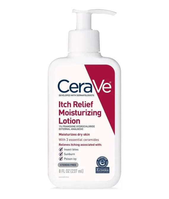 CeraVe Itch Relief Moisturizing Cream for Dry and Itchy Skin