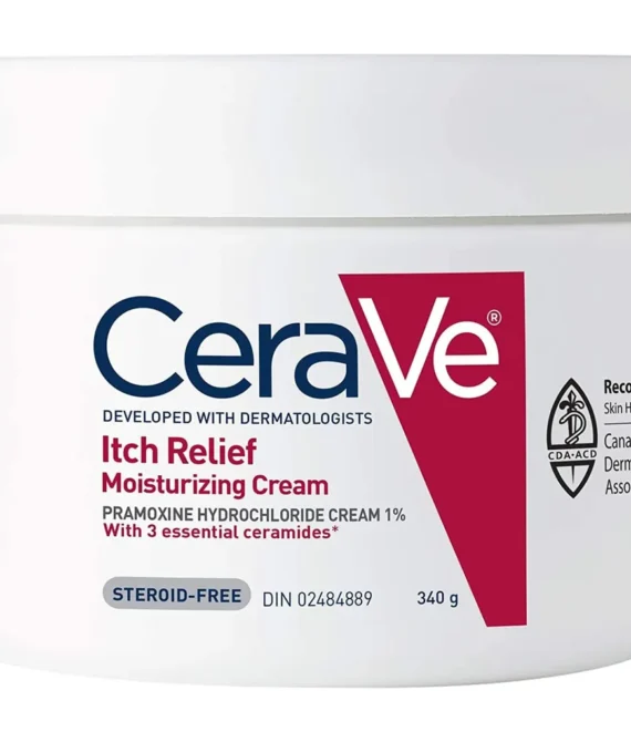 CeraVe Itch Relief Moisturizing Cream12oz – 2 Pieces