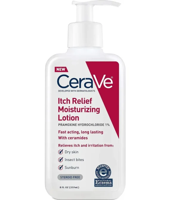 CeraVe Itch Relief Moisturizing Lotion – 8oz Pack of 2