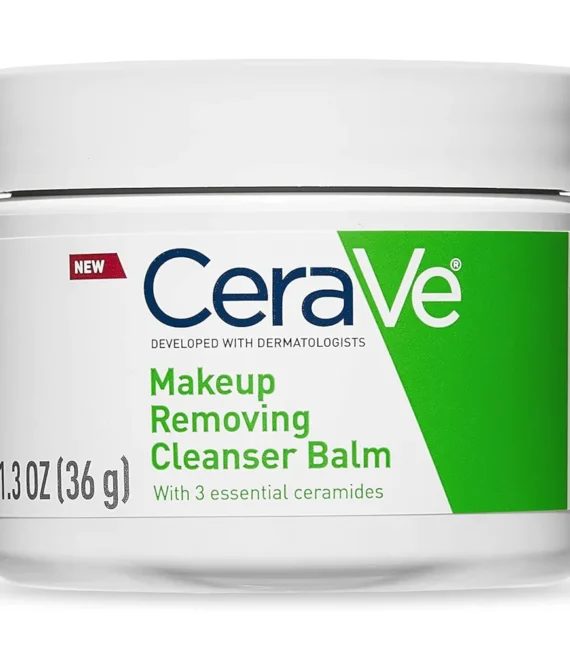 CeraVe Cleansing Balm Hydrating Makeup Remover with Ceramides and Plant based Jojoba Oil for Face Makeup Non Greasy Makeup Remover Balm for Sensitive Skin1.3 Ounces 1.3 Ounce (Pack of 1)