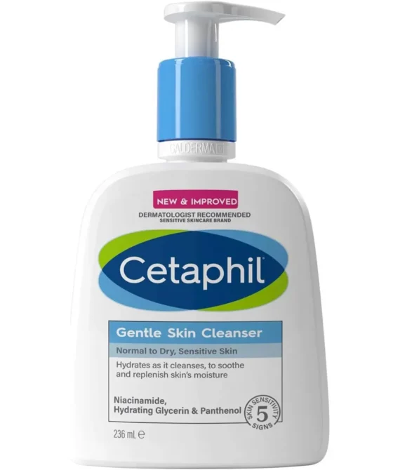 Cetaphil Gentle Skin Cleanser Face & Body Wash for Dry to Normal Sensitive Skin Unscented 236ml