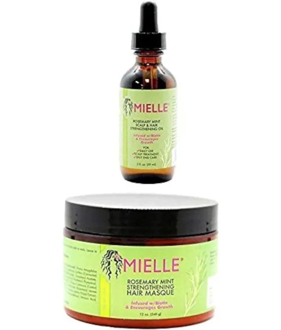 Mielle Rosemary Mint Strengthening Hair Care (OIL&MASQUE)