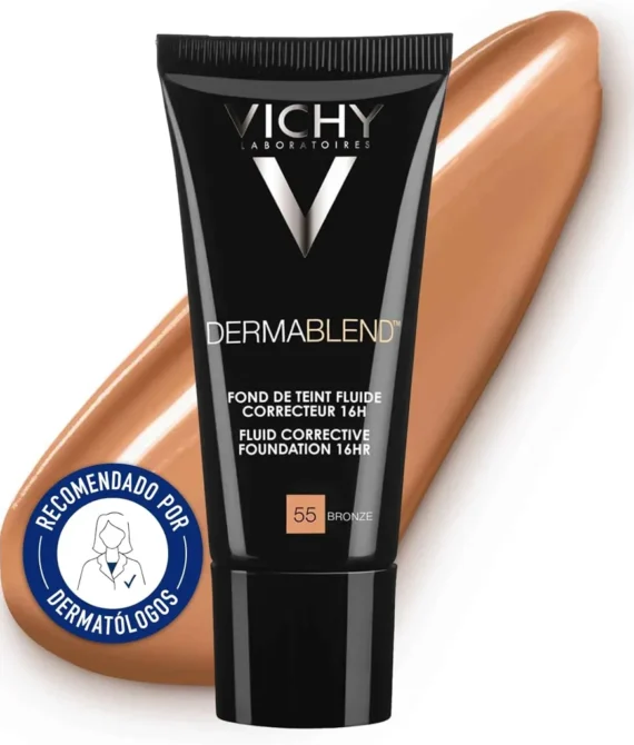 Vichy (55 Bronze) Dermablend Dermasmooth Corrective Foundation 30 ml