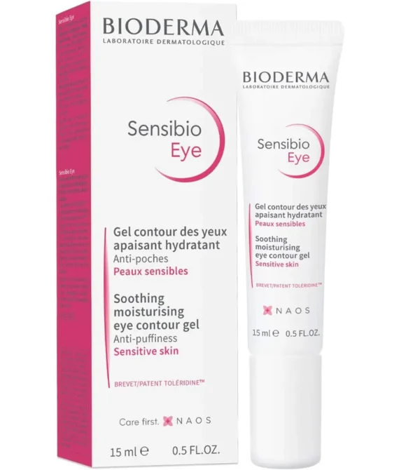 Bioderma Sensibio Eye Soothing Contour Gel For Sensitive To Intolerant Skin 15ml 0.51 Fl Oz (Pack Of 1)