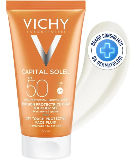 Vichy Ideal Soleil Mattifying Face Fluid Dry Touch Spf 50 50 Ml