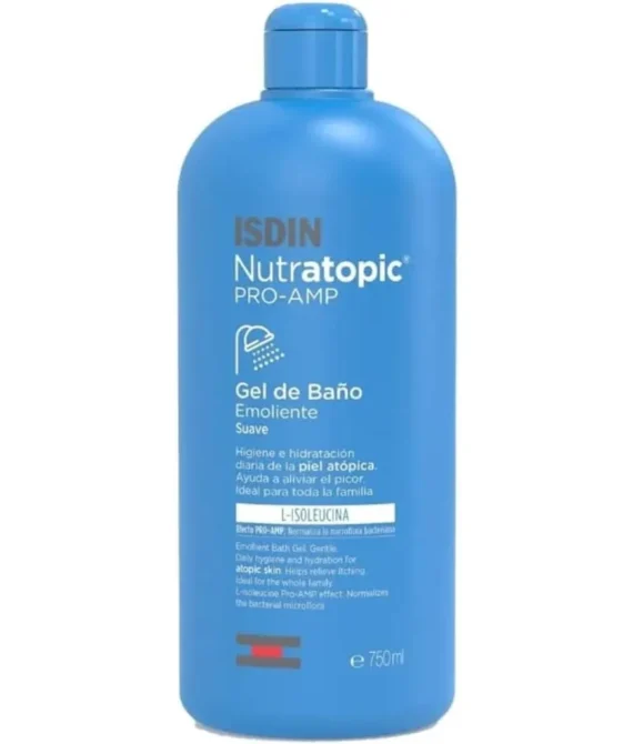 NUTRATOPIC PRO-AMP gel de bao emoliente piel atpica 750 ml