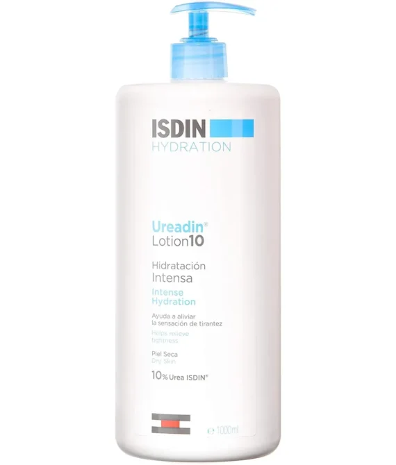 Isdin Ureadin Lotion 10 (1000Ml) | Body Lotion Providing Intense Hydration For Dry Skin 10% Urea