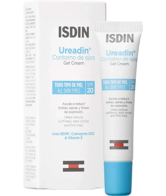 Isdin Eye Gel-Cream With Spf 20 (15Ml) | Reduces Puffy Eyes Dark Circles And Under-Eye Wrinkles