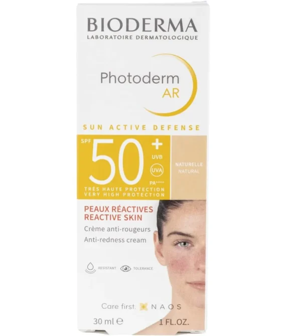 Bioderma Photoderm AR SPF 50+ Tinted Cream Anti-Redness Sunscreen Sensitive Skin 30ml