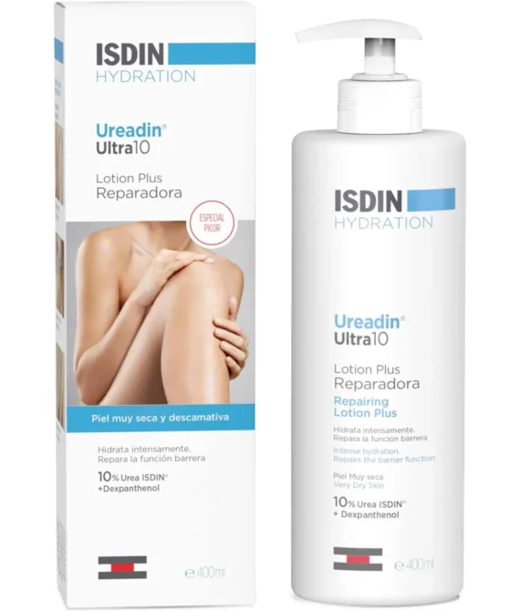 Isdin Ureadin Ultra 10 Repairing Lotion Plus (400Ml) | Intense Hydration | Repairs Barrier Function