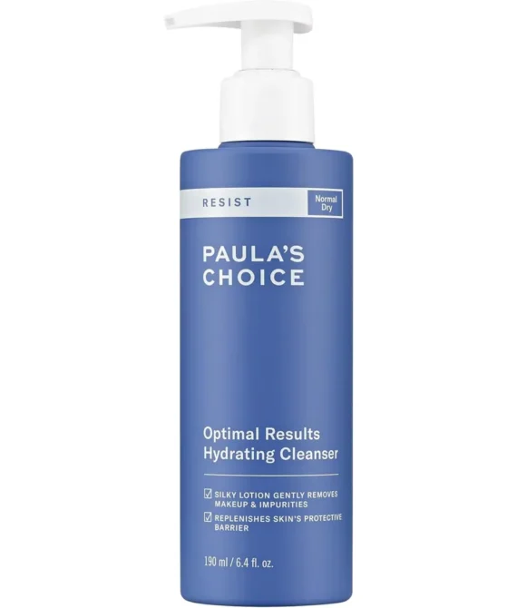 Paulas Choice RESIST Optimal Results Hydrating Cleanser Green Tea & Chamomile Anti-Aging Face Wash Dry Skin 6.4 Ounce